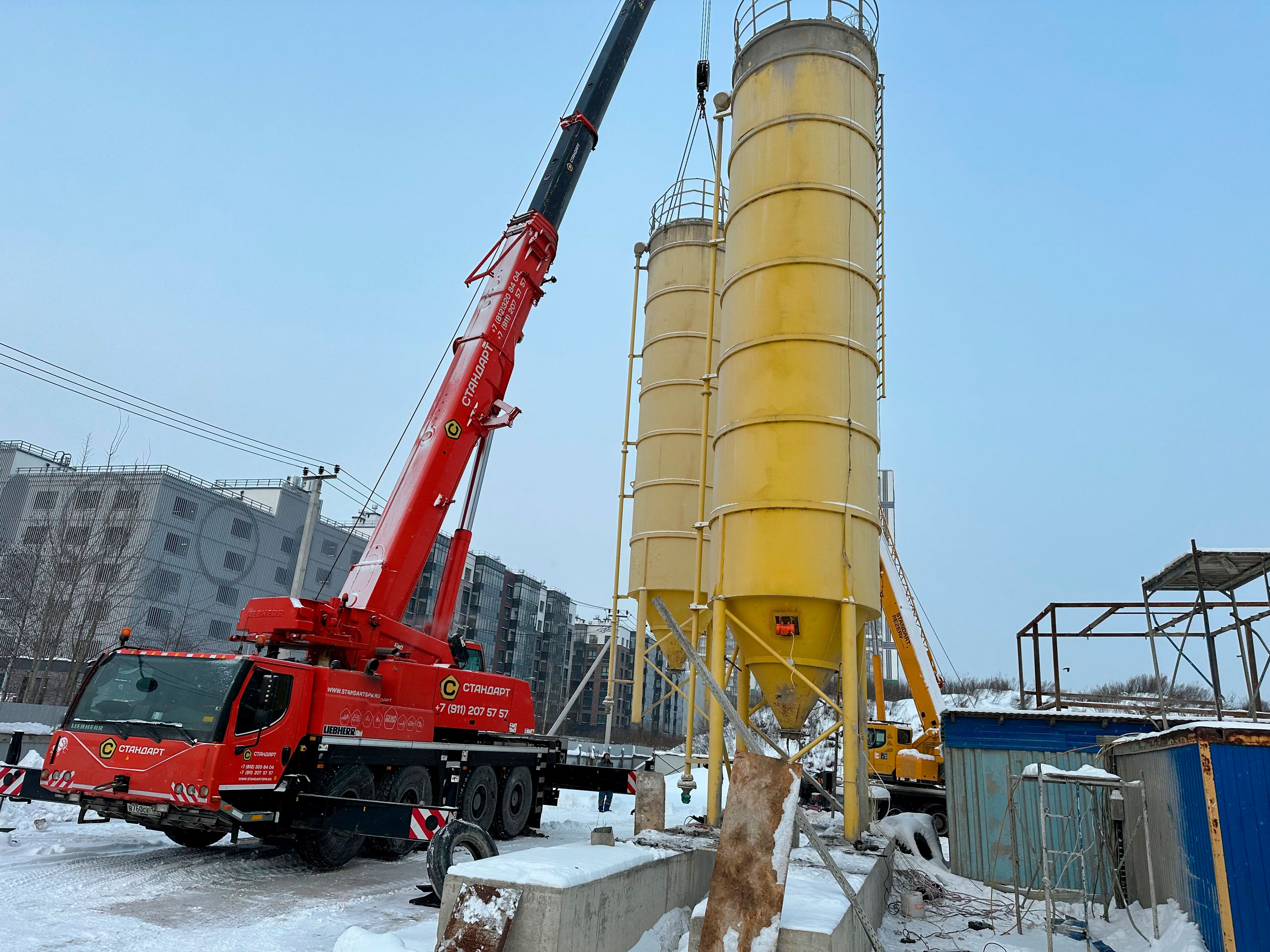Демонтаж и монтаж бетонного завода ELBA Betonocenter EBCD 60