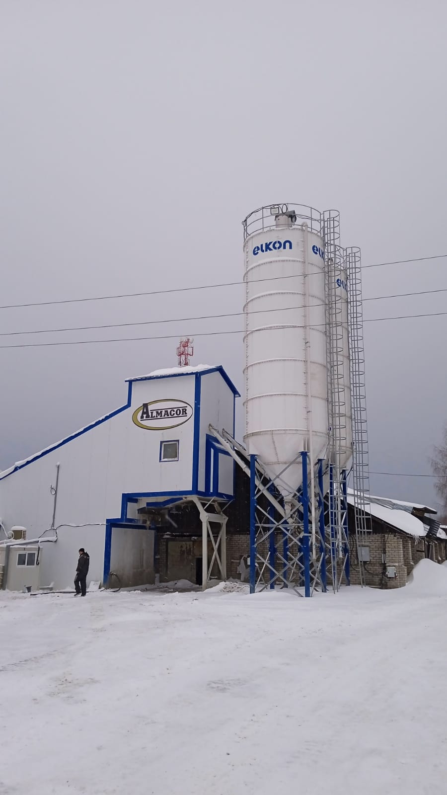 Демонтаж / монтаж бетонного завода ELKON 60